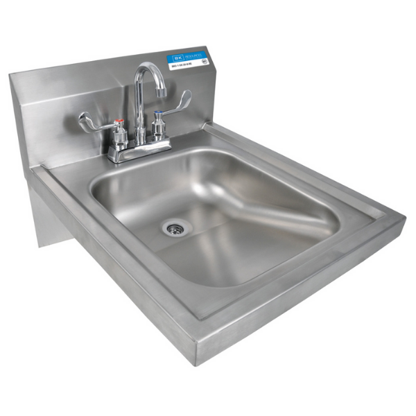 BK Resources Deckmount ADA Hand Sink With Faucet