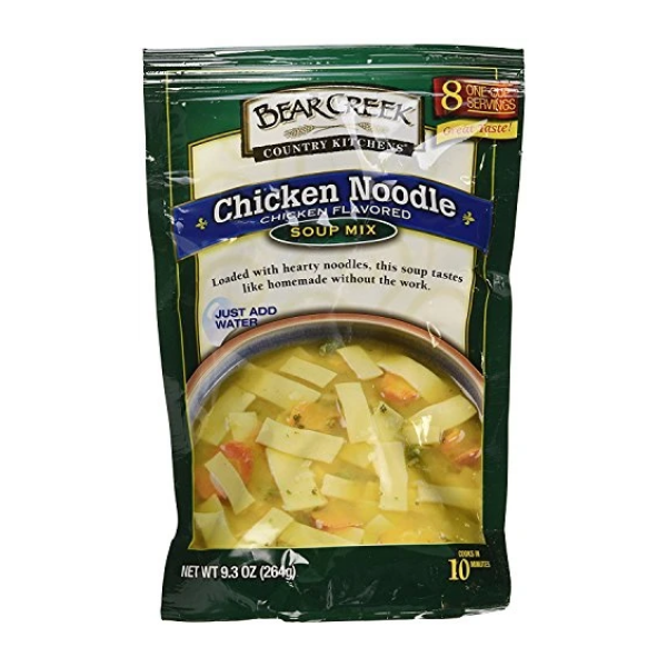 Bear Creek Country Kitchens Chicken Noodle Soup Mix, 9.3 Ounce (8 One Cup Servings) Per Bag (Pack of 2) by Bear Creek