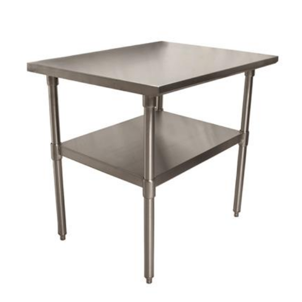 BK Resources (CVT-3630) 16 GA. T-304 36 X 30 Table Stainless Steel Base