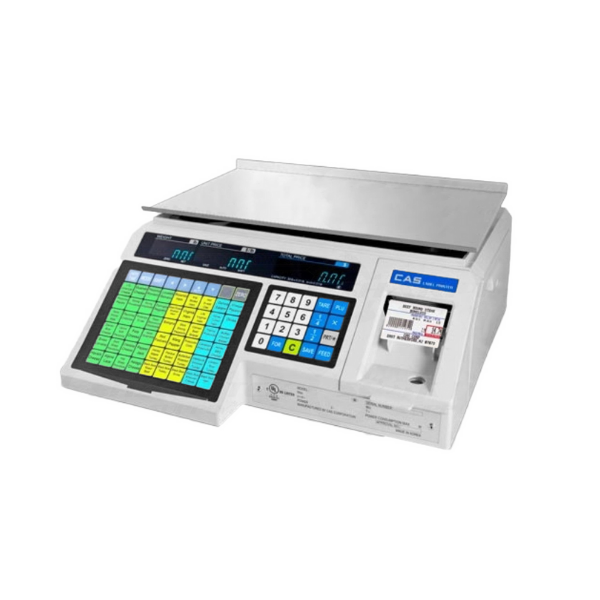 CAS (ALP1-30) LP-1000N Label Printing Scale – VFD Display