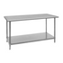 Royal Industries (ROY WT 2424) NSF Stainless Steel Work Table, 24" x 24"