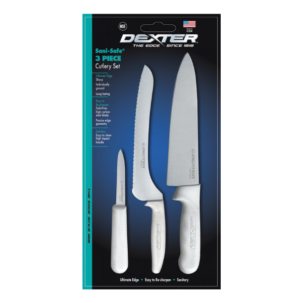 Dexter-Russell SS3 Sani-Safe 3 Pieces Cutlery Set