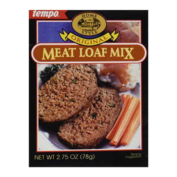 Tempo Meat Loaf Mix, 12-Count Box of 2.75-Ounce Packets