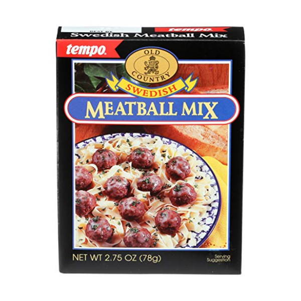 Tempo Swedish Meatball Seasoning Mix, 2.75 oz
