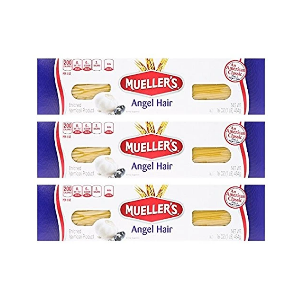 Mueller's Angel Hair Pasta, 16 oz (Pack of 3)