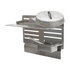 BK Resources (GCP-3S-9P) GrillCook Pro L Upright With Shelf & 1/9th Pan Holder