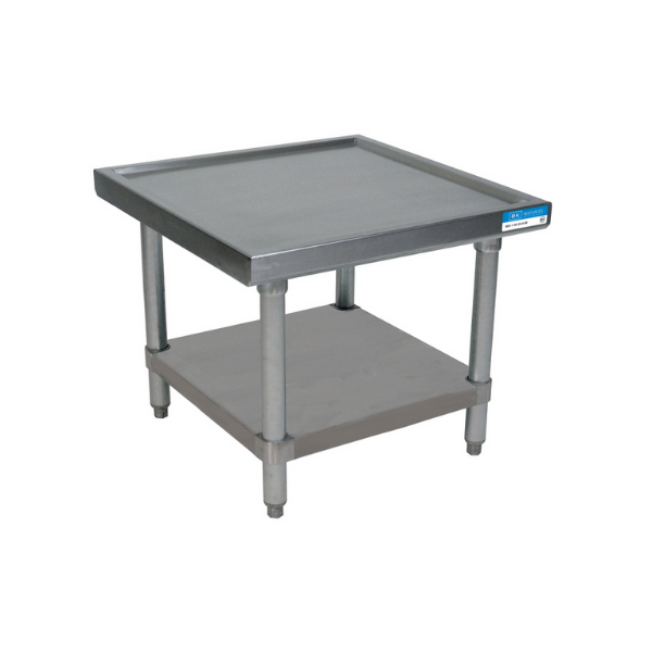 BK Resources (MST-3030SS) 14 GA. T-304 Stainless Steel Machine Stand 30 X 30