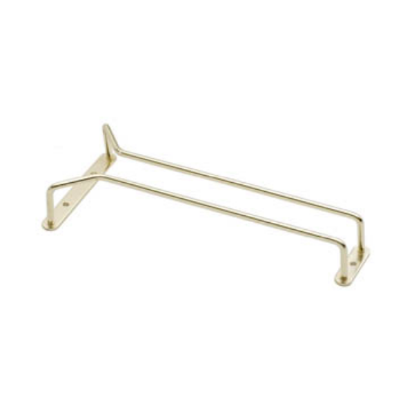 Royal Industries (ROY GH 10) 10" Brass Plated Wire Glass Hanger