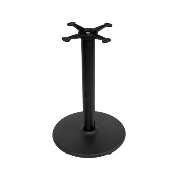 BK Resources (BK-DRTB-18) 18" Round Dining Height Black Table