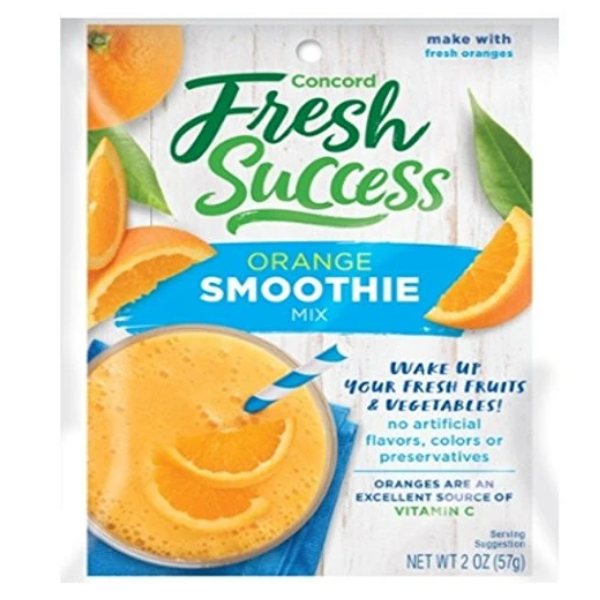 Concord Orange Smoothie Mix, 2-Ounce Packages (Pack of 18 )