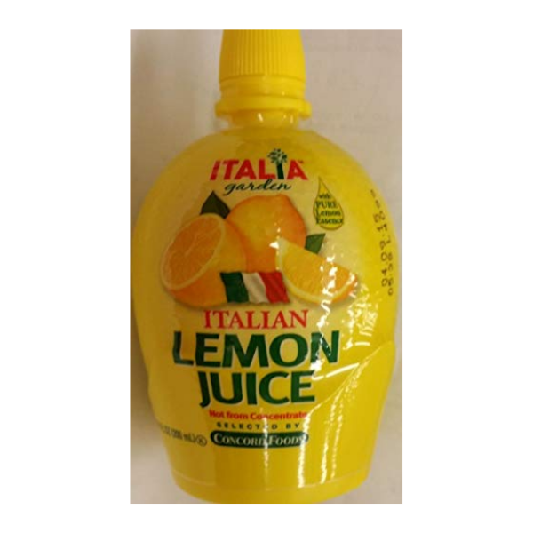 Italia Garden Italian Lemon Juice 6.76 Oz (Pack of 6)