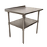 BK Resources (SVTR-3630) 36" X 30" T-430 18 GA Table Stainless Steel Top with 1.5" Riser