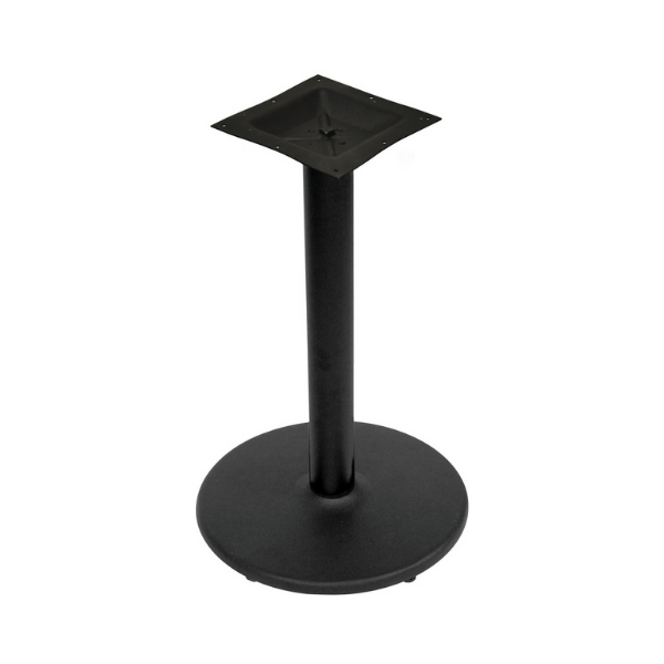 BK Resources (BK-DRTB2-22) 22" Round Dining Height Black Table