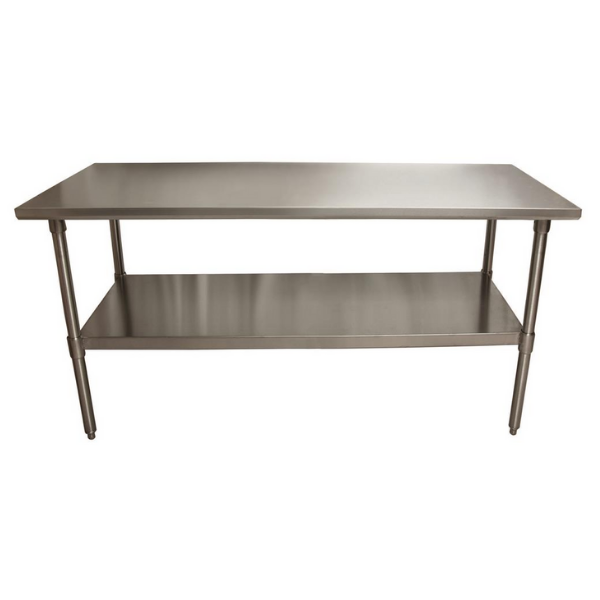 BK Resources (VTT-7230) 72" X 30" T-430 18 GA Stainless Steel Table Top