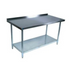 60"(w) x 30"(d) Stainless-Steel Work Table w/ Backsplash | 60" x 30"