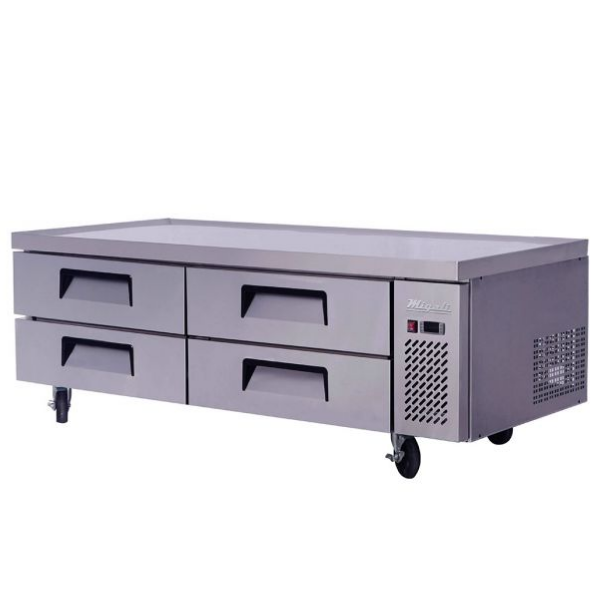NEW-Migali-C-CB72-76-HC 72″ Wide Refrigerated Chef Base with 76″ extended top