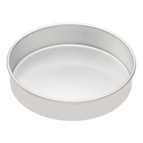 Ateco 12092 9” x 2” Aluminum Round Cake Pan