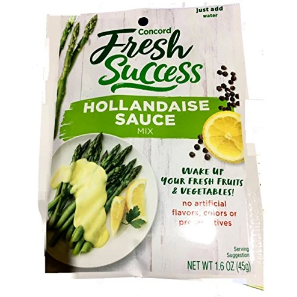 Concord Hollandaise Sauce,1.6-Ounce Pouches (Pack of 18 )