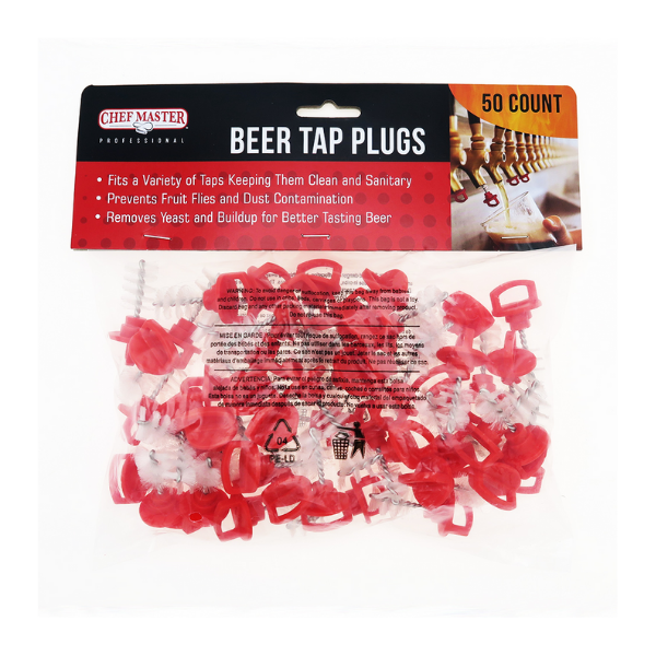 Chef Master (90219) Beer Tap Plugs (50 Count)