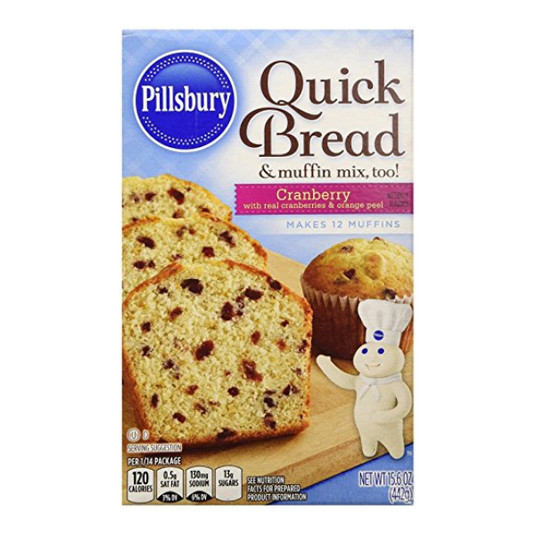 Pillsbury Cranberry Quick Bread Mix - 15.6 oz