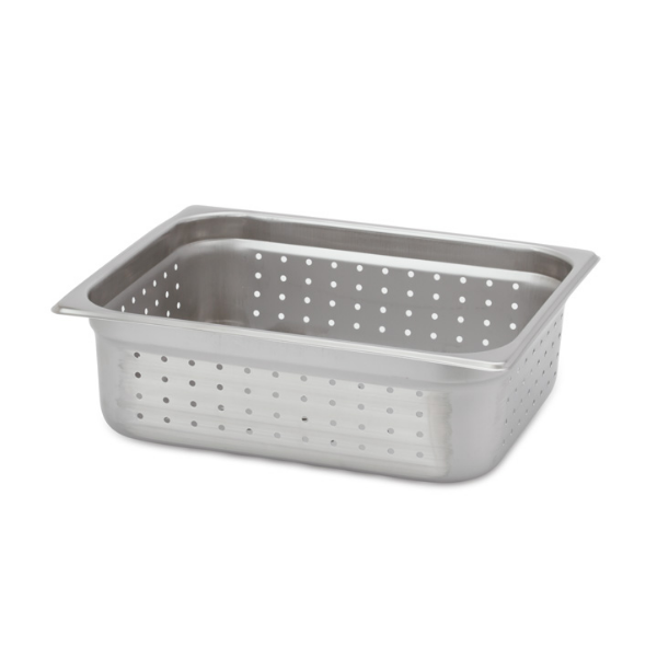Royal Industries (ROY STP 1204 P) Perforated Steam Table Pan, Half Size x 4" Deep