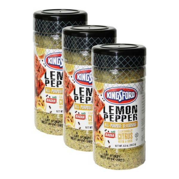 Kingsford Lemon Pepper All Purpose Seasoning 6.5 oz Pack of 3