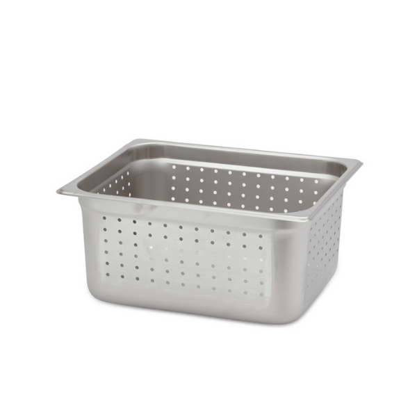 Royal Industries (ROY STP 1206 P) Perforated Steam Table Pan, Half Size x 6" Deep