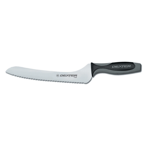 Dexter-Russell V163-9SC-PCP V-LO 9" Scalloped Offset Sandwich Knife