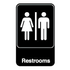 Royal Industries (ROY 695617) RESTROOMS, 6" x 9" Sign