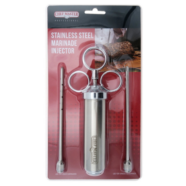 Chef Master (40098CM) Stainless Steel Marinade Injector