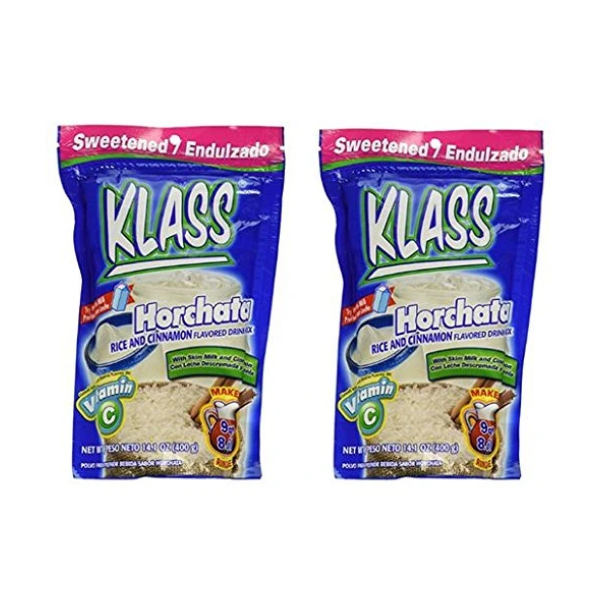 KLASS Horchata Instant Drink Mix, 14.1 oz (Pack of 2)