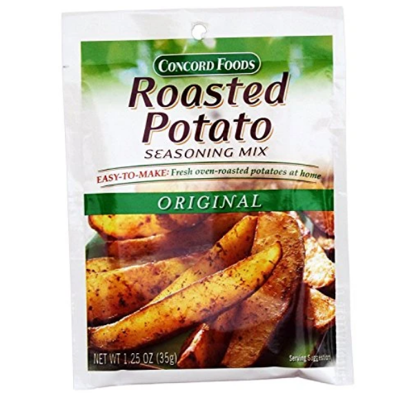 Concord Roasted Potato Original Seasoning Mix, 1.25 Oz (Pack of 4)