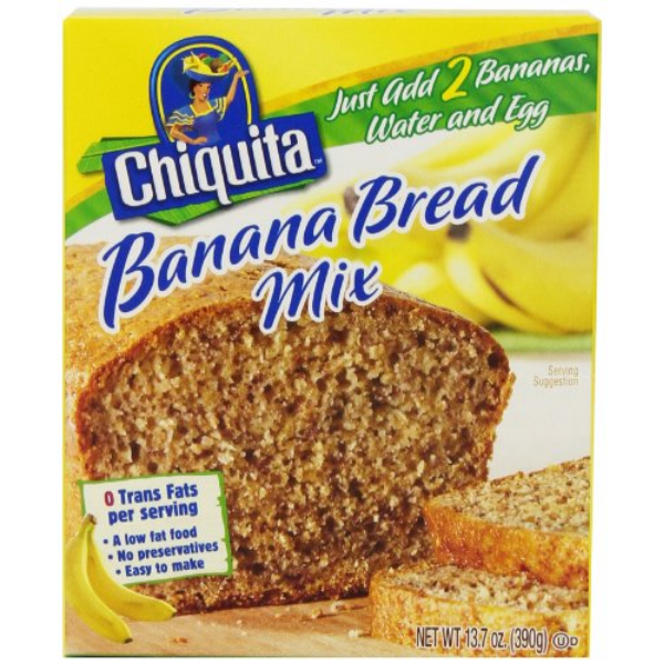 Chiquita Banana Bread Mix, 13.7 oz. (Pack of 12)