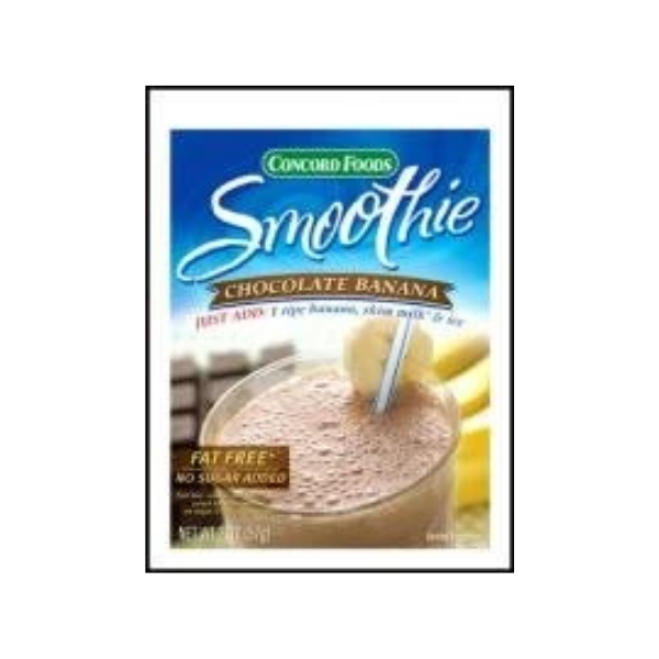 Chocolate Banana Smoothie Mix/ Concord Foods(Pack of 12)