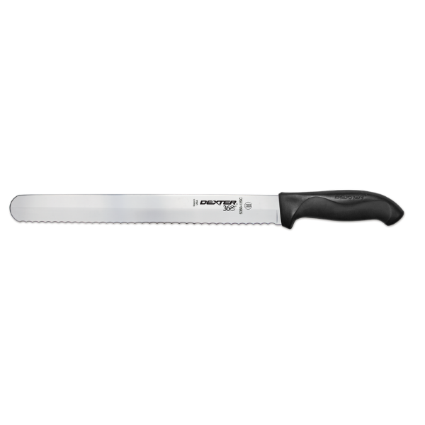 Dexter-Russell 12" High Carbon Stainless Steel Scalloped Slicer