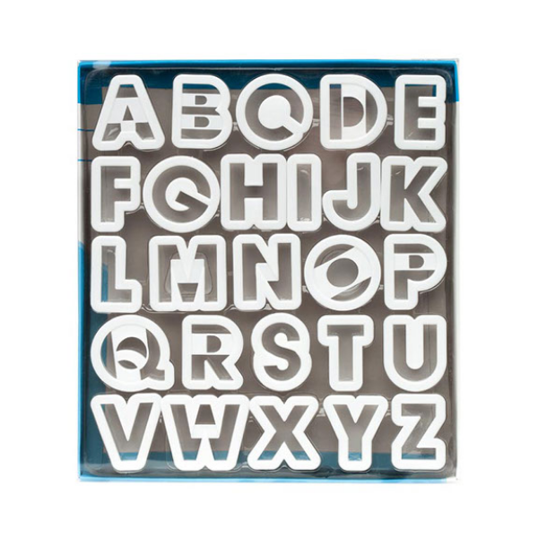 Ateco 5770 26-Piece Alphabet Cutter Set
