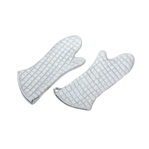 Royal Industries (OM SOM 2 17) Silicone Silver Oven Mitt, 17"