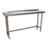 BK Resources (VTTROB-1860) 18" X 60" T-430 18 GA Table Stainless Steel 1.5" Riser Open Base