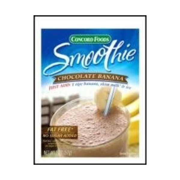 Chocolate Banana Smoothie Mix/ Concord Foods(Pack of 3)