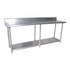 BK Resources (QVTR5-8430) 14 GA. 84 X 30 5" Riser Table Stainless Steel Top 18 GA Stainless Steel