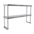 Adjustable Double Overshelf 12 x 30 - Stainless Steel Work Table