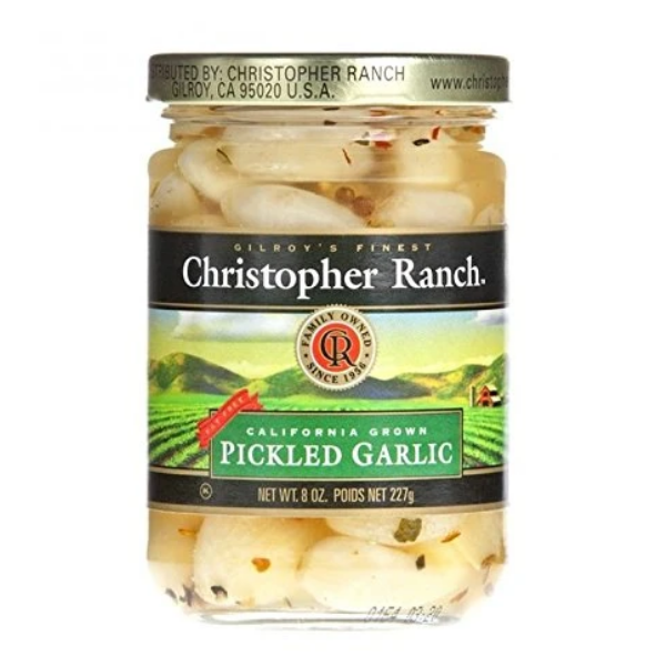 Christopher Ranch PICKLED GARLIC Â Famous Award Winning Heirloom Garlic Â 8 Oz