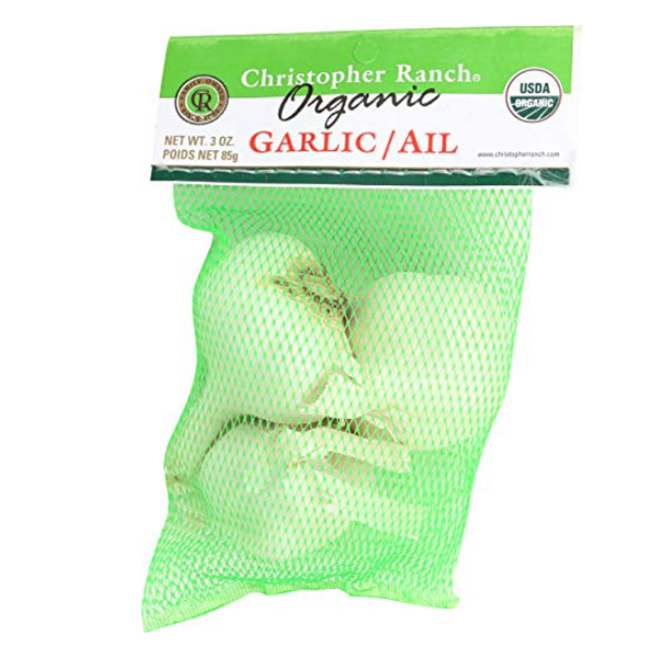 Christopher Ranch, Garlic Bag Organic, 3 Ounce
