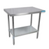 BK Resources WT-2460 Stainless-Steel Work Table | 60" x 24"