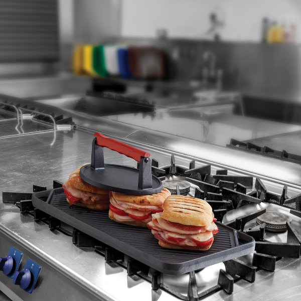 Chef Master (90202) Pre-Seasoned Reversible Cast Iron Griddle