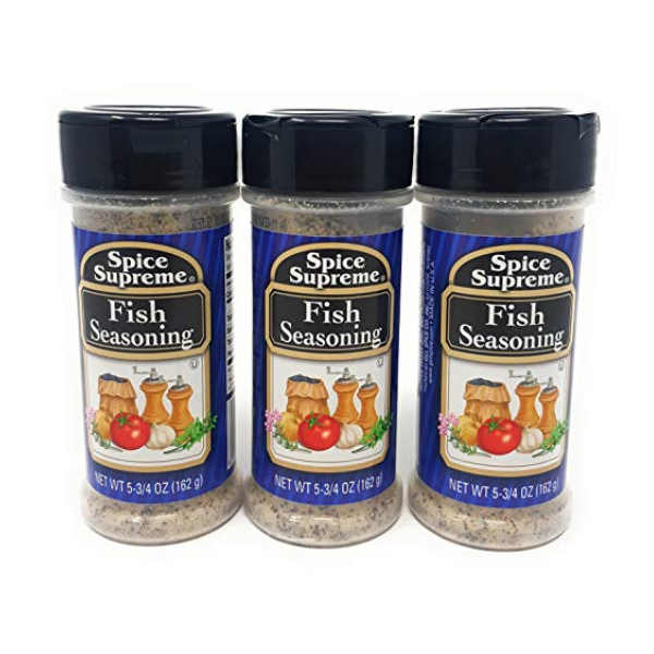 SPICE SUPREME Fish Seasoning 5.75 Oz (162g) (Pack of 3)