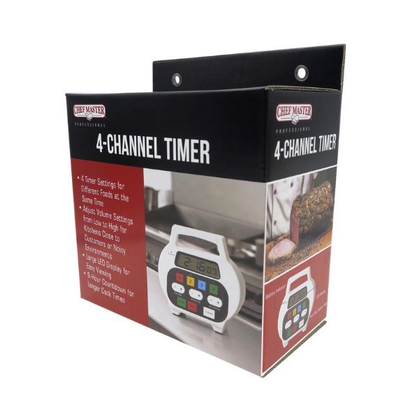 Chef Master (90218) 4-Channel Timer