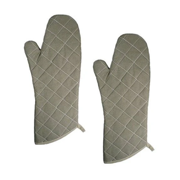 NEW, 17-Inch Flame Resistant Oven Mitts, Flame Retardant Mitts, Oven Mitt, Heat Resistant to 400Â° F, Set of 2 (2, 2 Pack)