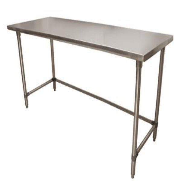 BK Resources (VTTOB-6030) 60" X 30" T-430 18 GA Stainless Steel Table Top Open Base