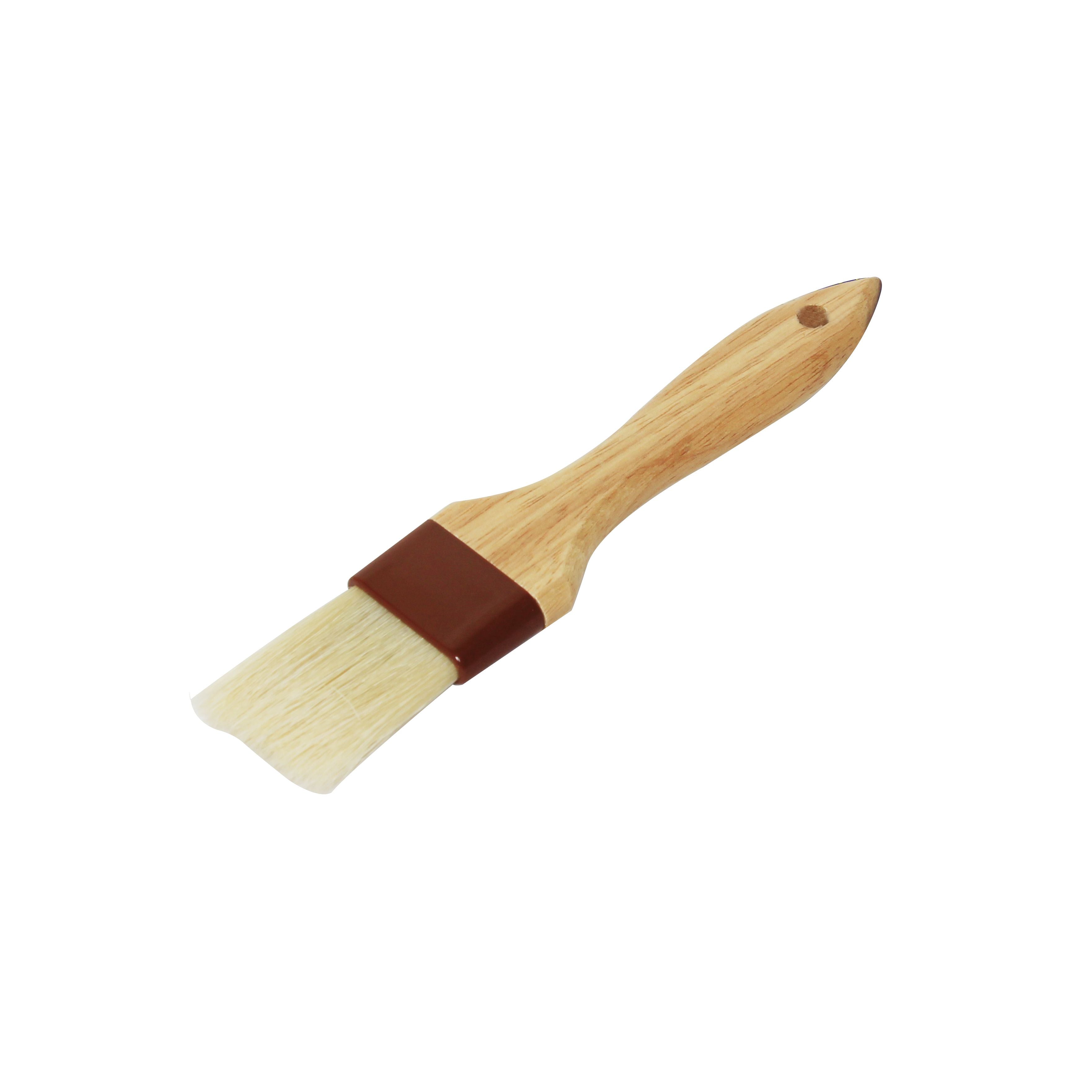 Thunder Group WDPB002 1.5-Inch Flat Boar Bristles with Wooden Handle